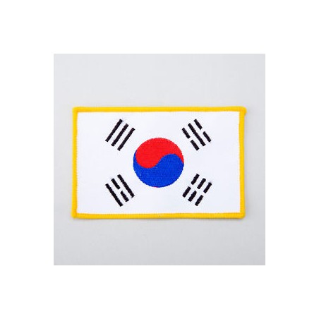 TOPPA RETTANGOLARE PICCOLA BANDIERA COREA