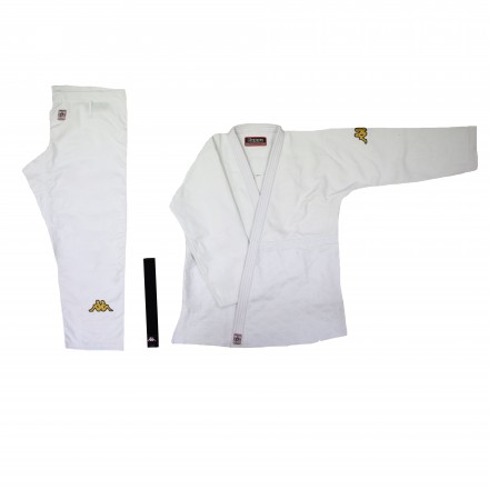 JUDOGI-KAPPA-ATLANTA SLIM COLORE BIANCO OMOLOGATO EJU/IJF