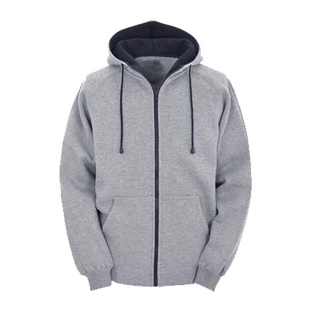 FELPA CON CAPPUCCIO CON ZIP