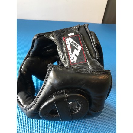 CASCHETTO-MMA-RHINGO IN PELLE CON PARAZIGOMI