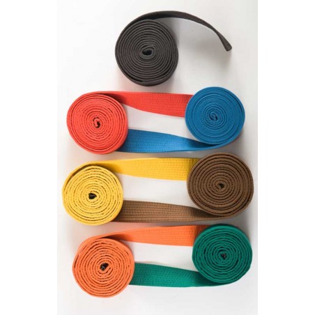 CINTURA-GLOBAL-COLORATA PER ARTI MARZIALI