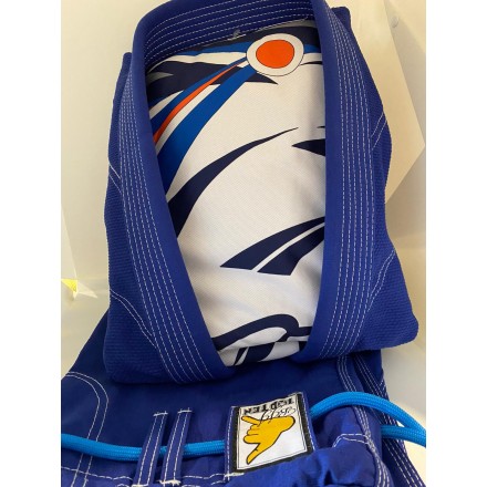 UNIFORME DI BRAZILIAN JUJITSU-TOPTEN-MOHICANS BLU