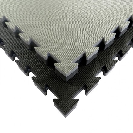 TATAMI AD INCASTRO 100X100X2 CM.RILIEVO A T DENSITA' 80 KG.