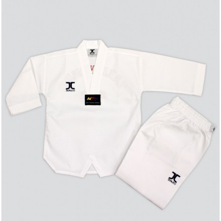 DOBOK-JC-CLUB PLUS COLLO BIANCO OMOLOGATO WT