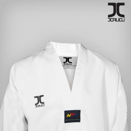 DOBOK-JC-CLUB PLUS COLLO BIANCO OMOLOGATO WT